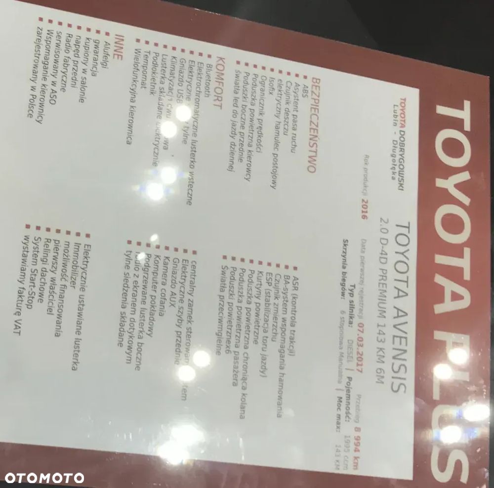 Toyota Avensis 2.0 D-4D Premium - 16