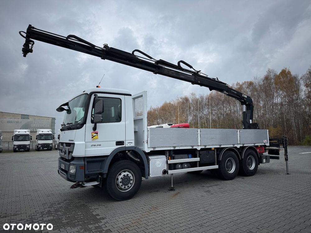 Mercedes-Benz ACTROS 2636 6x4 żuraw dżwig HIAB XS166 HIDUO