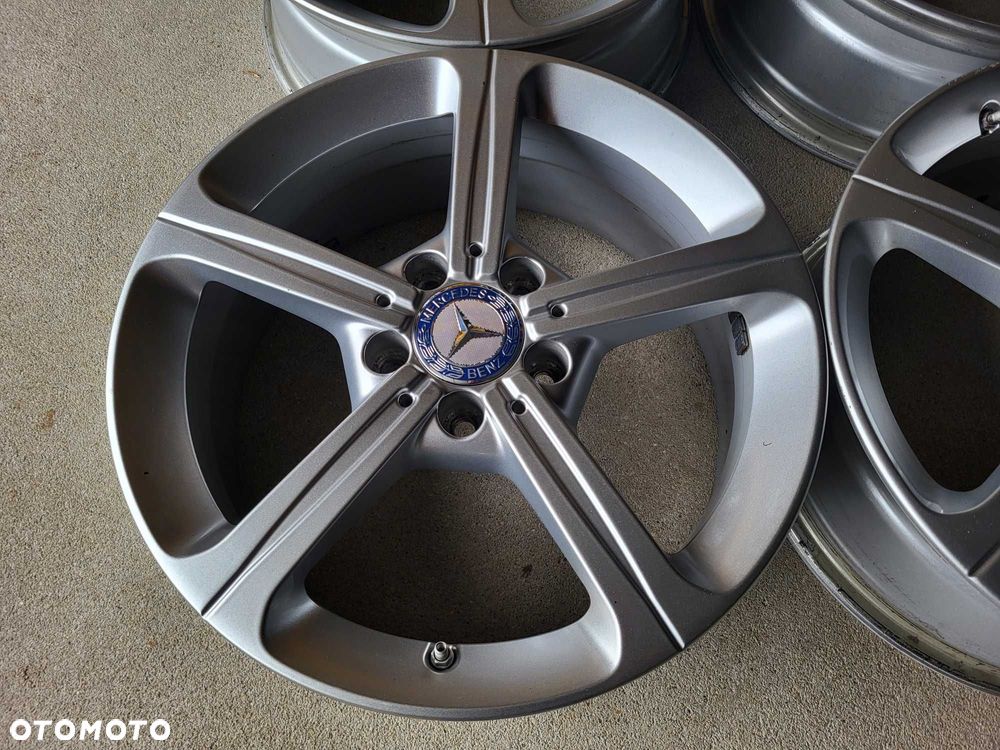 [761] Felgi aluminiowe Oryginał MERCEDES 17 Cali 5x112 ET44 +Czujniki - 5