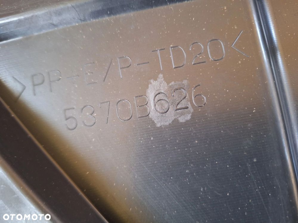 MITSUBISHI OUTLANDER III 15-22 BDB! CAŁA-NIE KLEJONA PŁYTA OSŁONA DOLNA POD ZDERZAK PRZÓD ORYG. 5370B626 WYSYŁKA 24H - 3