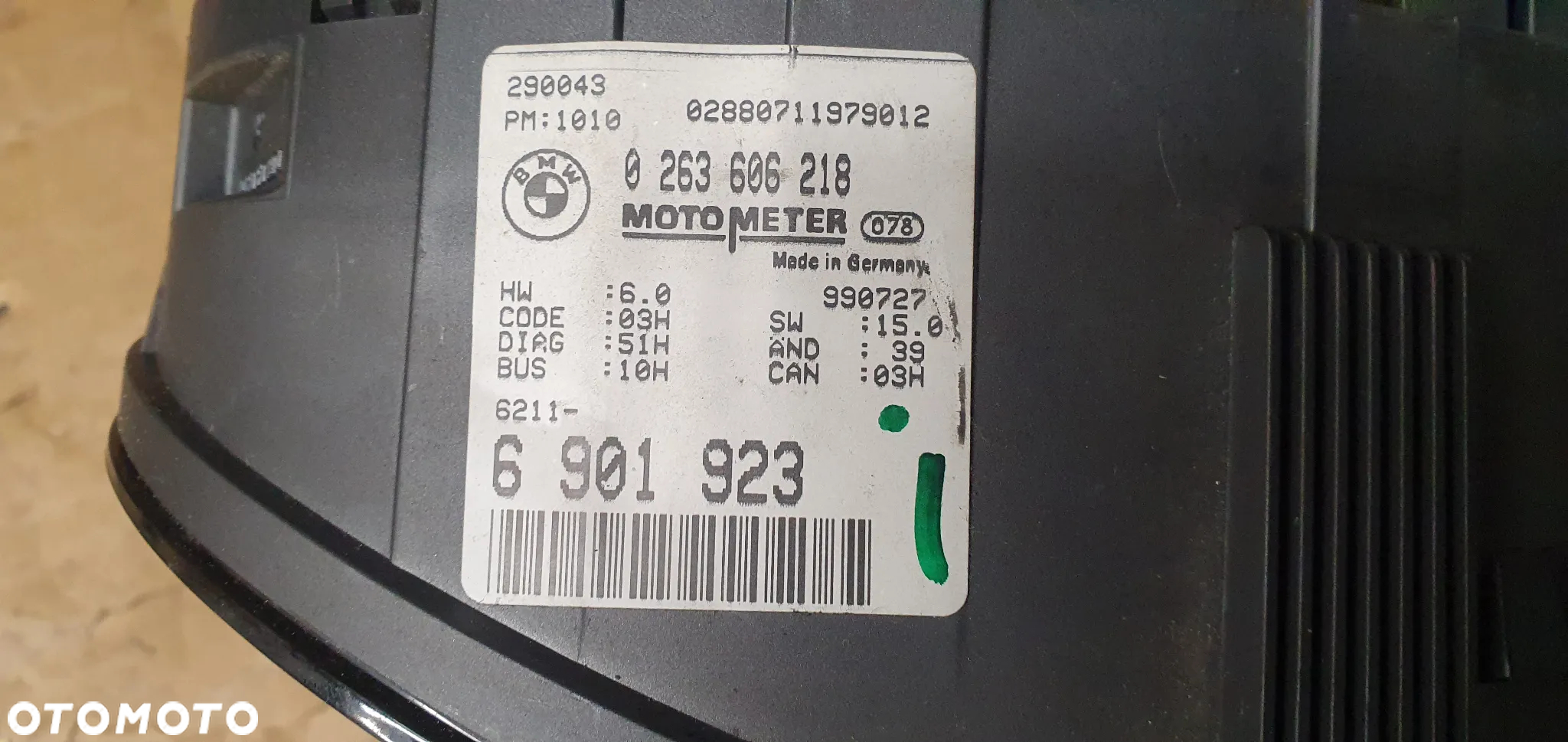 Licznik zegary BMW 3 E46 2.0D 6901923 - 7