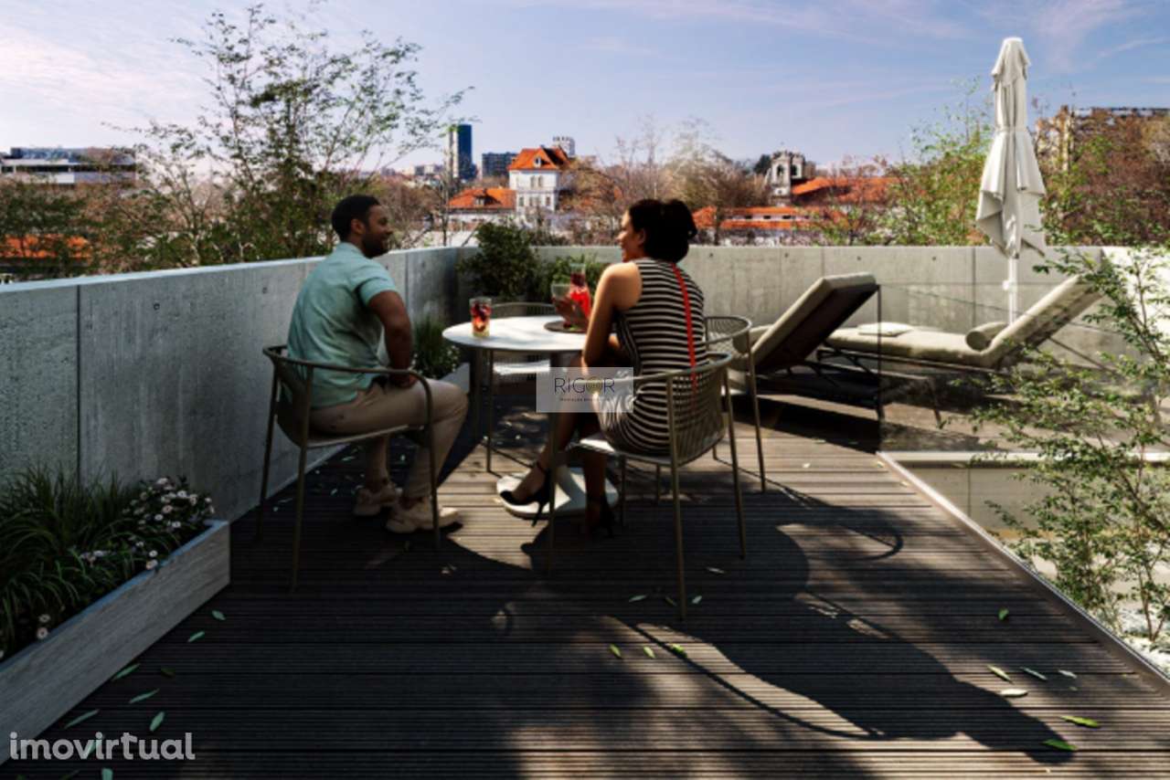 Apartamento T0 com terraço no centro de Matosinhos. - Grande imagem: 4/12