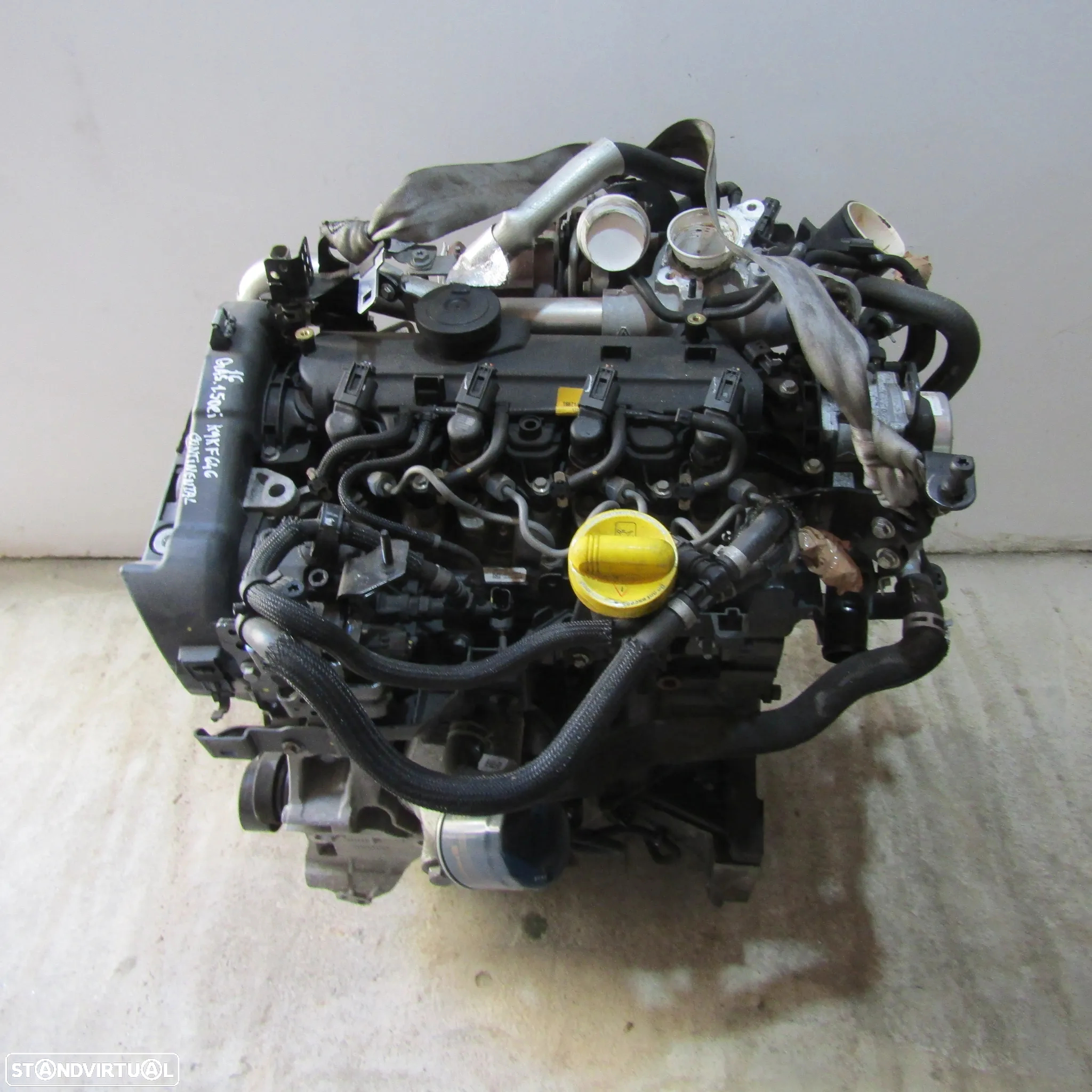 Motor Nissan/Renault 1.5dci com referencia K9K646 - 5