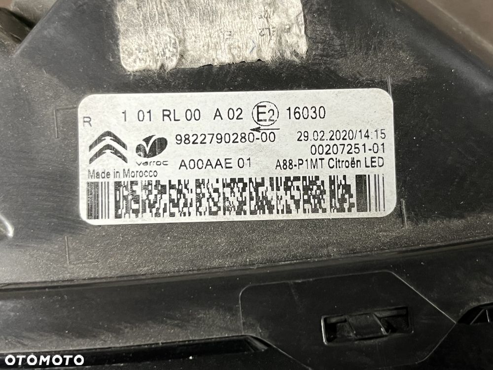 Lampa przednia prawa DRL CITROEN C3 AIRCROSS - 5