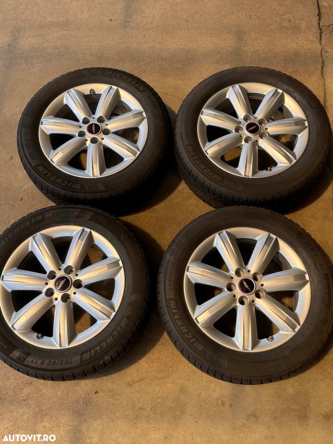 Vând jante originale Mini Cooper Contryman pe 17” cu anvelope de iarnă - 1