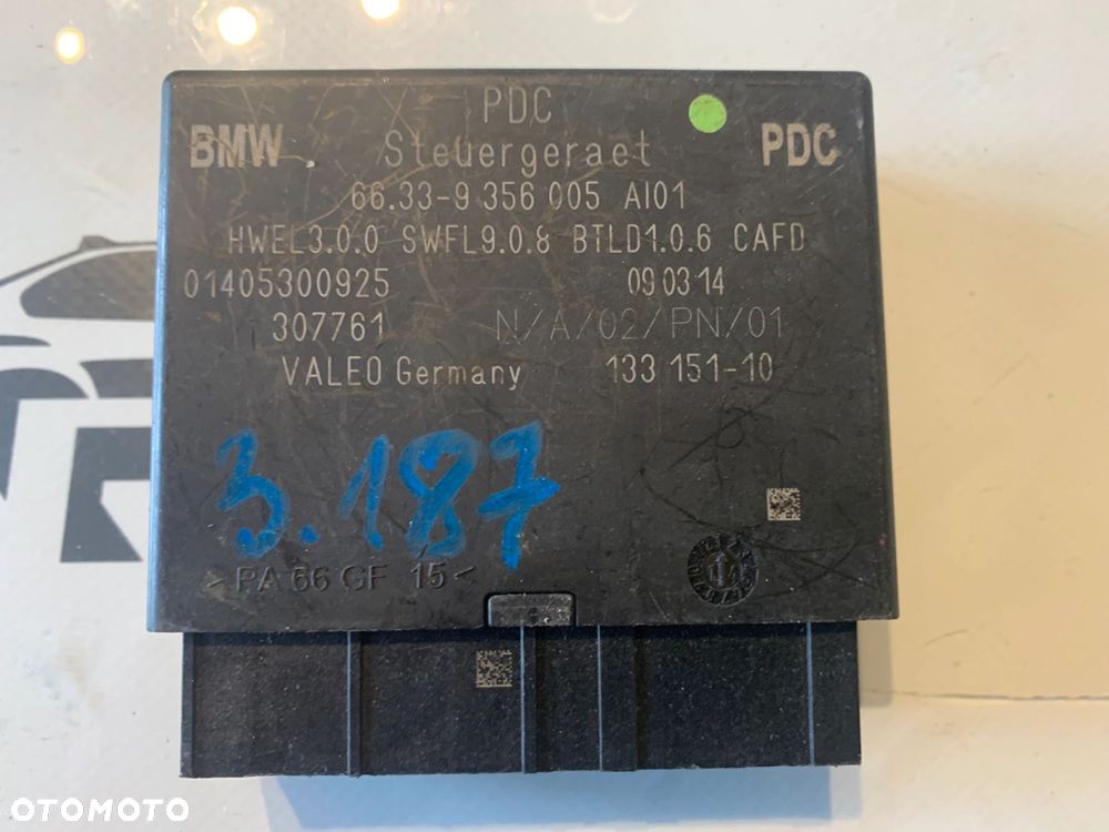 MODUŁ STEROWNIK PARKOWANIA PDC BMW i3 I01 i8 I12 9356005 - 4