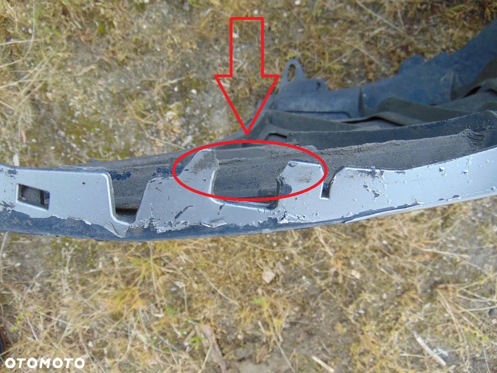 Zderzak przedni przód srebrny Peugeot 307 FL lift 05-08r - 28