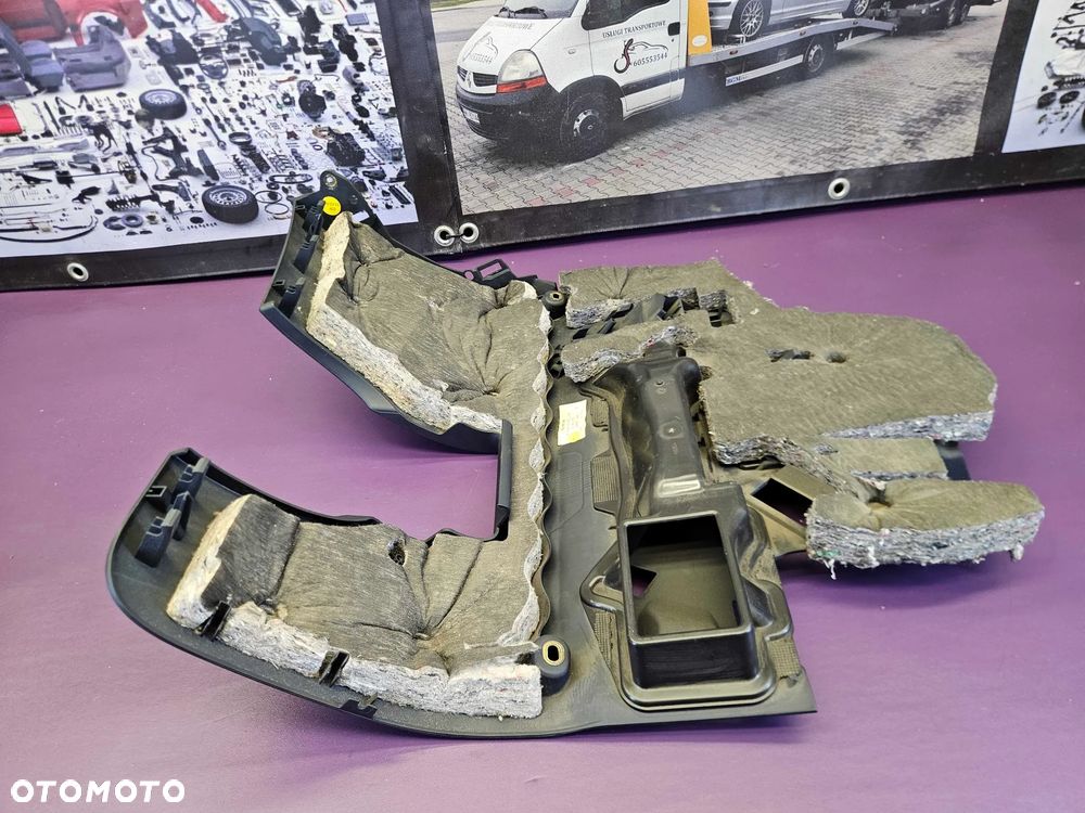 Schowek Kierowcy 4F1863075 H J 05S 08S Jasny Ciemny Osłona pod Kierownice Europa Audi A6 C6 - 40