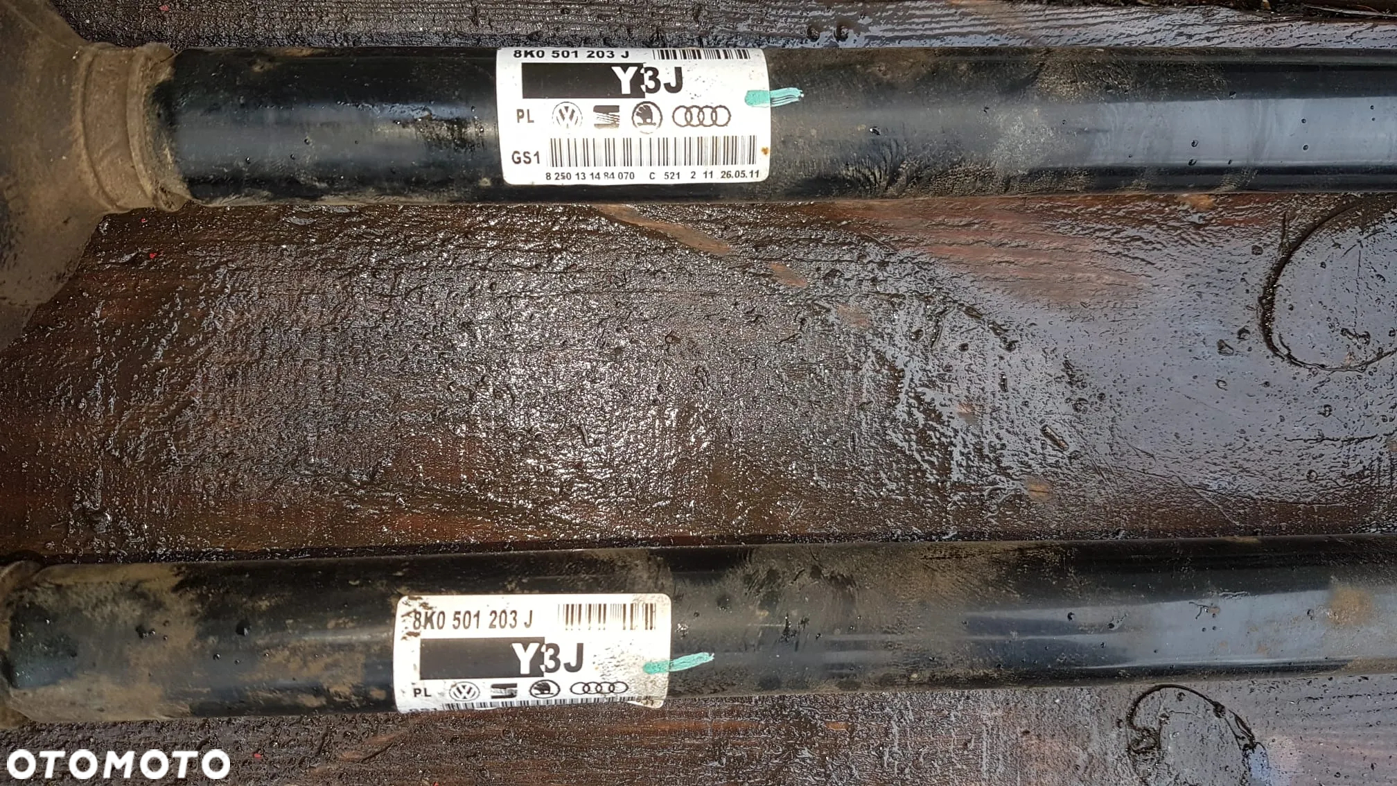 AUDI A4 B8 QUATTRO PÓŁOŚ TYŁ LEWA PRAWA 8K0501203J Y3J - 3