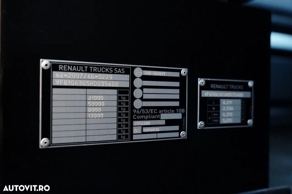 Renault T 520 / I-PARK COOL / REZERVORE 1.600 L - 38