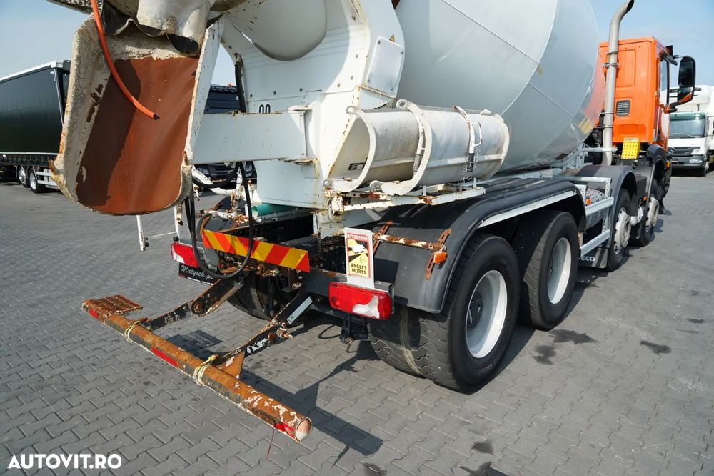Iveco S-WAY 420 / 8X4 / BETONOMIESZARKA 9 M3 / SCHWING STETTER / ALUFELGI / AUTOMAT / EURO 6 - 12