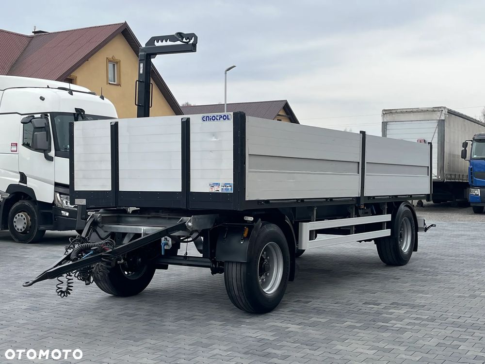 Renault ZESTAW- PREMIUM LANDER 460DXI / 6X4/ HDS HIAB 166 B-3 DUO- 12,5m / NOWE OPONY + PRZYCZEPA GNIOTPOL - 13