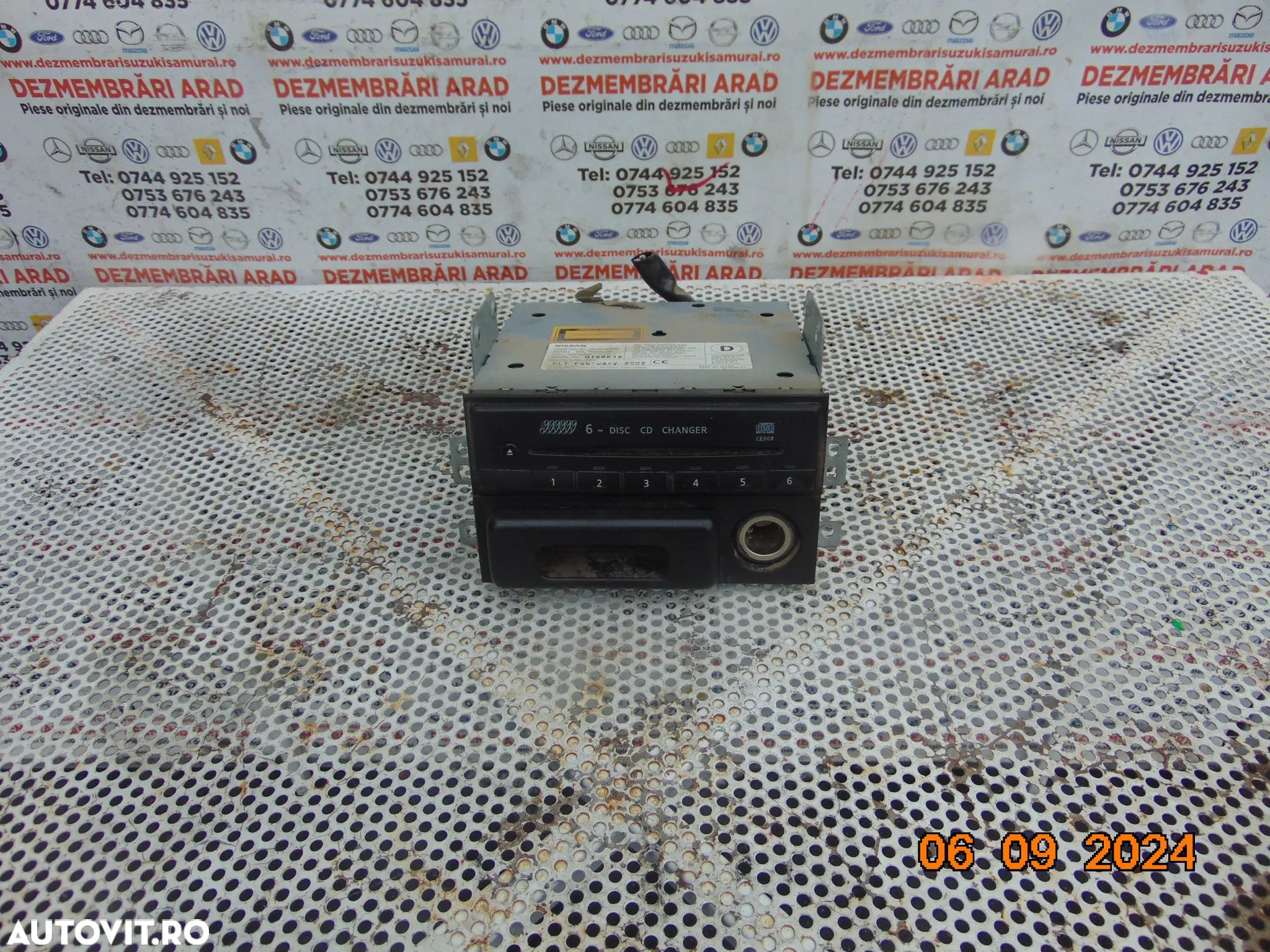 Cd Nissan X trail t 30 2001-2007 radio cd magazie cd radio cd - 1
