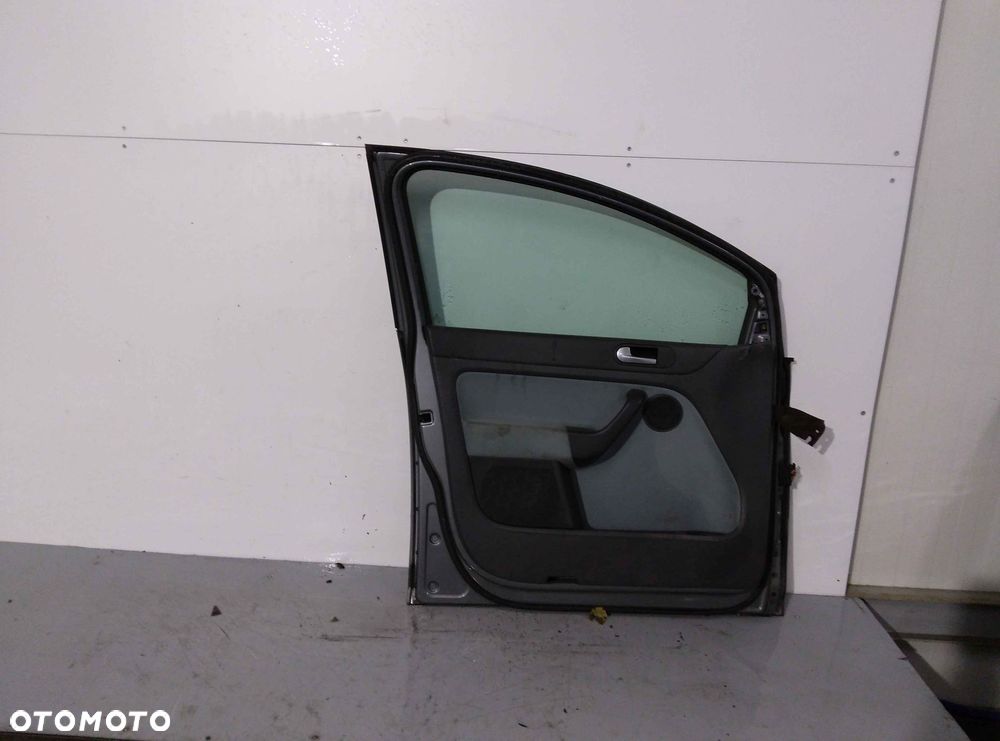 } DRZWI PRZÓD PRZEDNIE LEWE VW VOLKSWAGEN GOLF 5 V PLUS + LD7V SZARE GRAFITOWE - 5