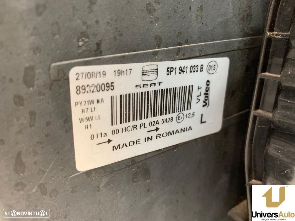 FAROL ESQUERDO SEAT LEON 2011 -5P1941033B - 4