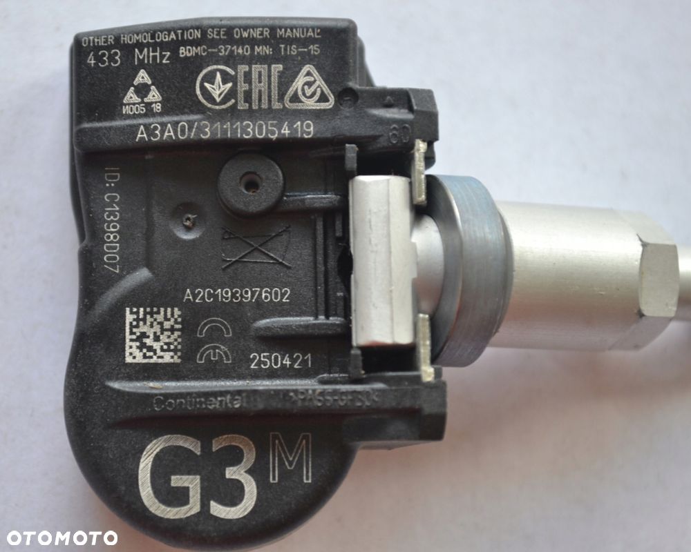 CZUJNIKI CIŚNIENIA TPMS MAZDA OEM x4szt C-341 - 3
