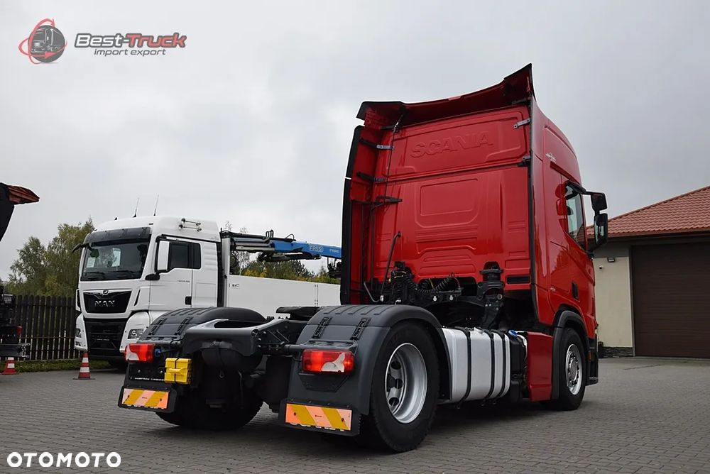 Scania R450 / CAŁA NA PODUSZKACH / RAMA STANDARD /  JEDNOSTKA BWE + PTO / - 18