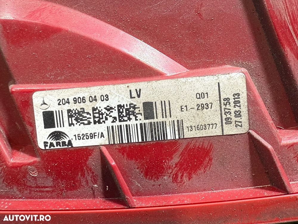 STOP TRIPLA ARIPA SPATE STANGA MERCEDES BENZ CLASA C W204 AMG SP C220 2.2 DIESEL 2013 COD OEM 2049060403 / A2048205464 / BERLINA 2007-2015 - 8