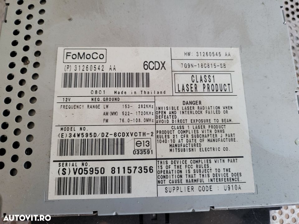 Kit Navigatie Completa Cu Telecomanda Volvo V70 XC70 S80 II An 2007-2016 - 5