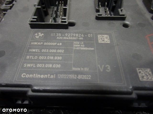 BMW F20 F30 F31 MODUŁ STEROWNIK REM BSI 9279824 RAF-AUTO CZĘŚCI BMW - 3