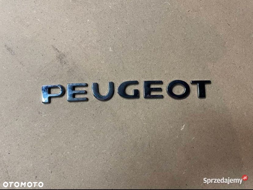Emblemat znaczek napis peugeot 206 , 307 , 407 - 5
