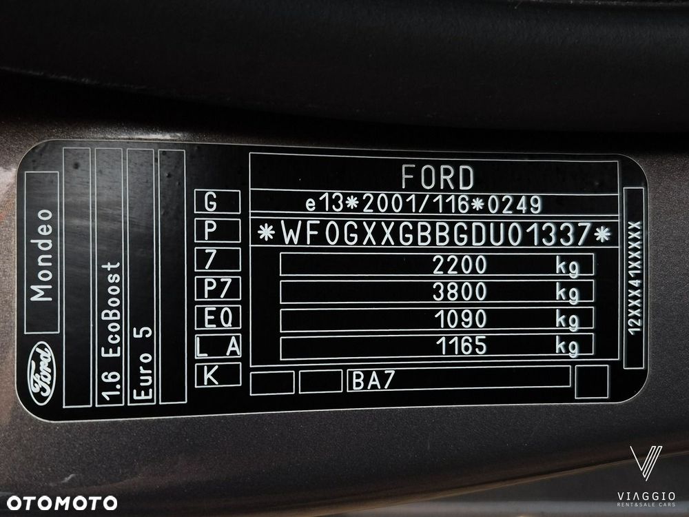 Ford Mondeo 1.6 Eco Boost Start-Stopp Champions Edition - 8