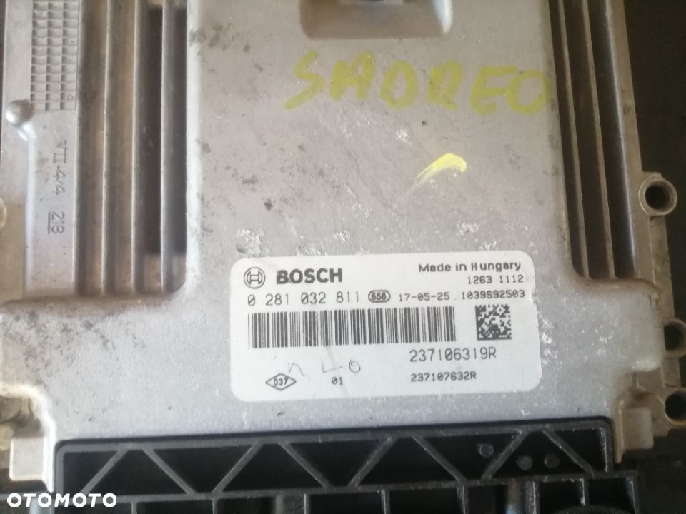 DACIA zestaw  1.5.DCI 0281032811 237106319R KOMPUT - 3