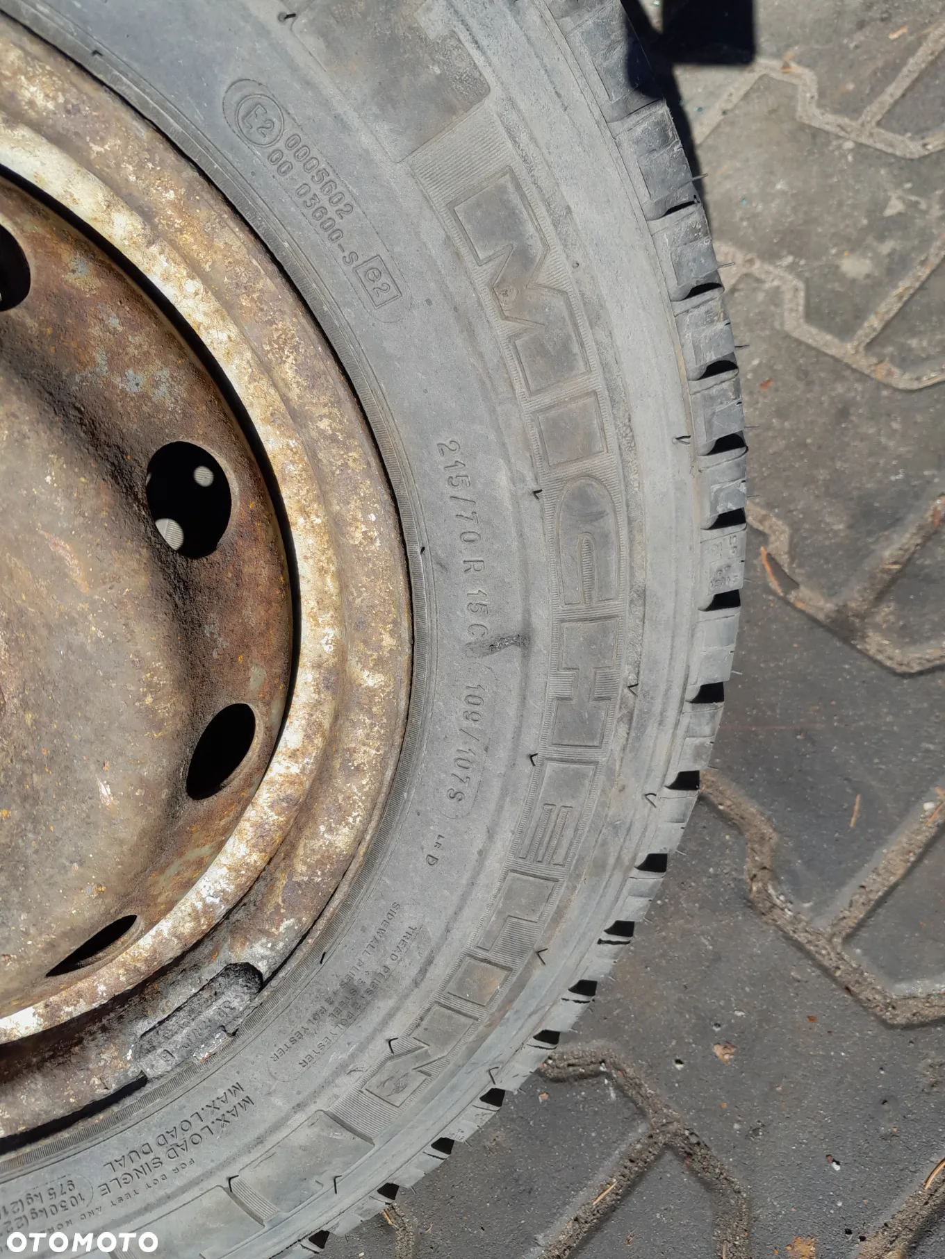 Koło zapasowe Fiat Ducato 15 215/70 R15 - 4