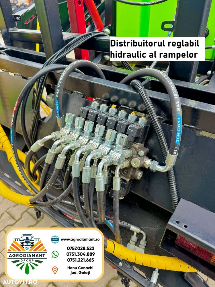 Alta Instalatie de erbicidat tractata full hidraulica DEMAROL CYCLON 2000L - 11