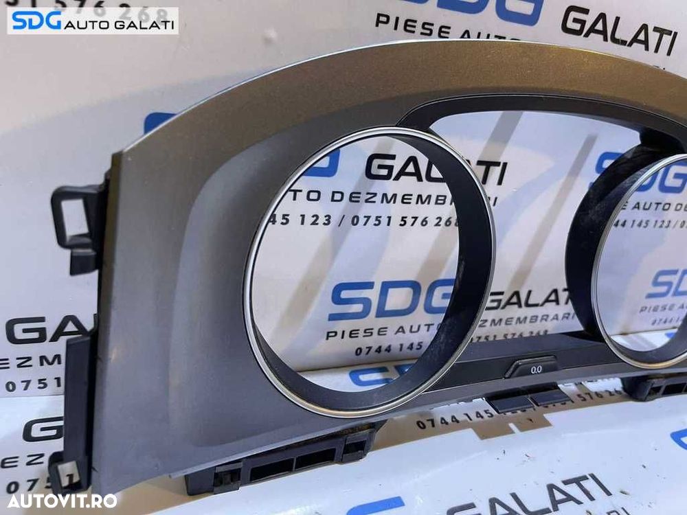 Rama Ornament Grila Ceas Ceasuri Bord VW Golf 7 2013 - 2017 Cod 5G0857059 5G0857189 - 3