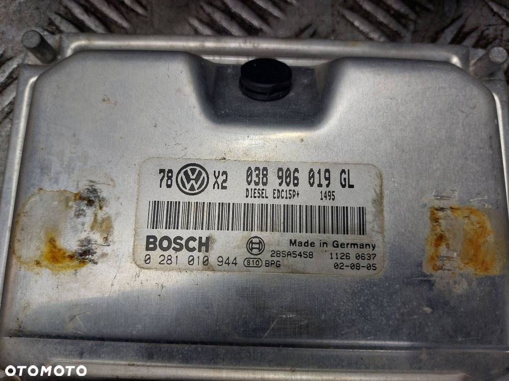 ZESTAW STARTOWY VOLKSWAGEN PASSAT B5 FL 1.9 TDI 038906019GL 4B0905851C - 2