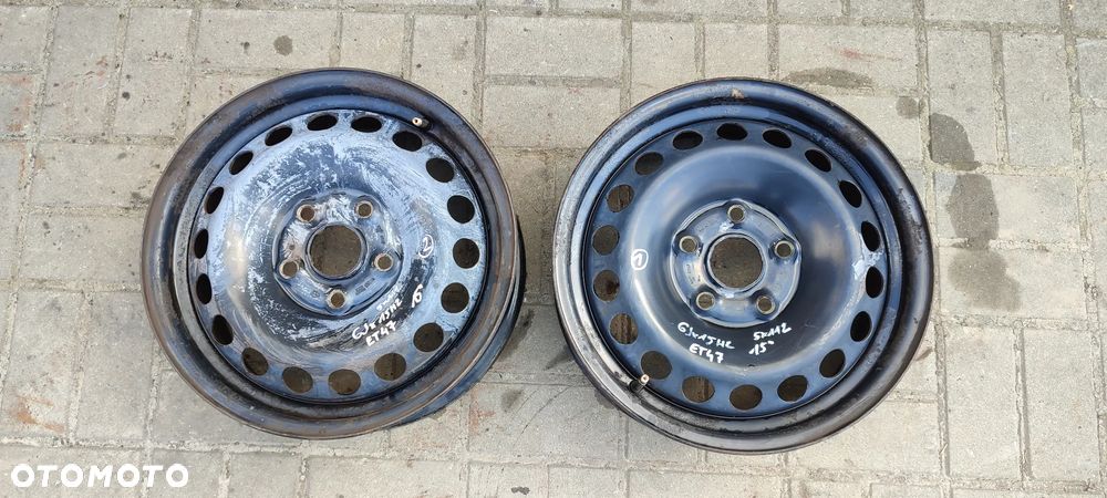 FELGI 5x112 6Jx15 CALI ET47 VW CADDY GOLF SEAT SKODA PARA 2 SZTUKI - 1
