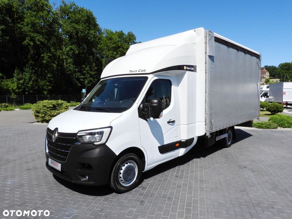 Renault MASTER  PLANDEKA 10 PALET WEBASTO TEMPOMAT LEDY PNEUMATYKA KLIMATYZACJA  165KM - 19