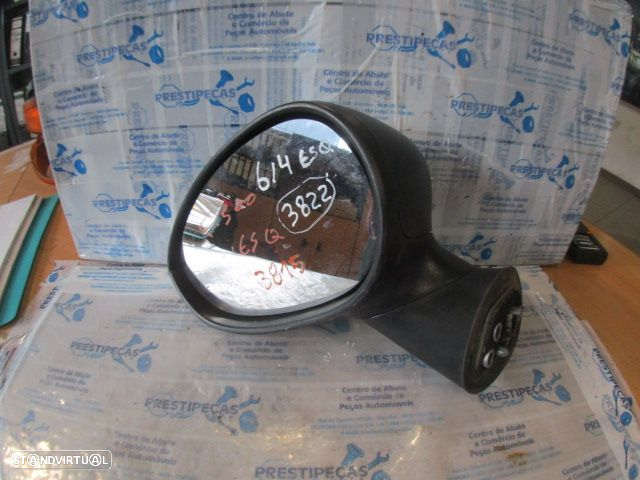 Espelho Esp3822 FIAT 500 2 FASE 1 2009 1.3JTD 75CV 3P BRANCO DRT ELETRICO 3 PINOS - 2
