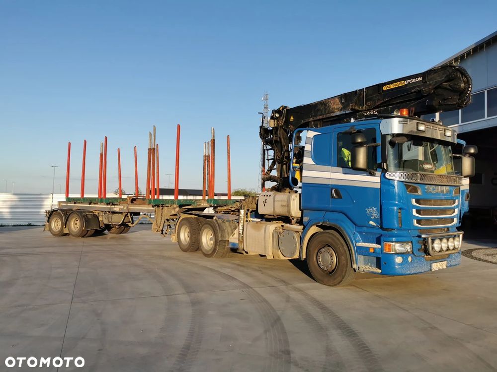 Scania R620, 6x4, do drewna, dłużycy, kłody, Epsilon S260L87 - 7