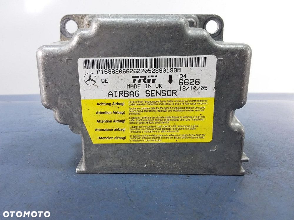 MERCEDES A W169 DESKA KONSOLA PODUSZKI EU - 10