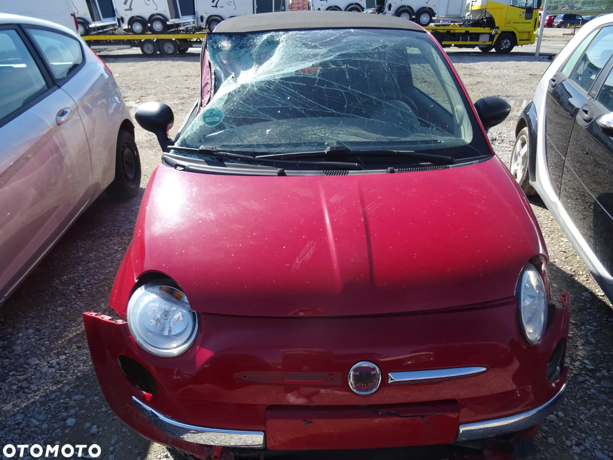 Fiat 500 2009 na części klapa maska drzwi zderzak - 3