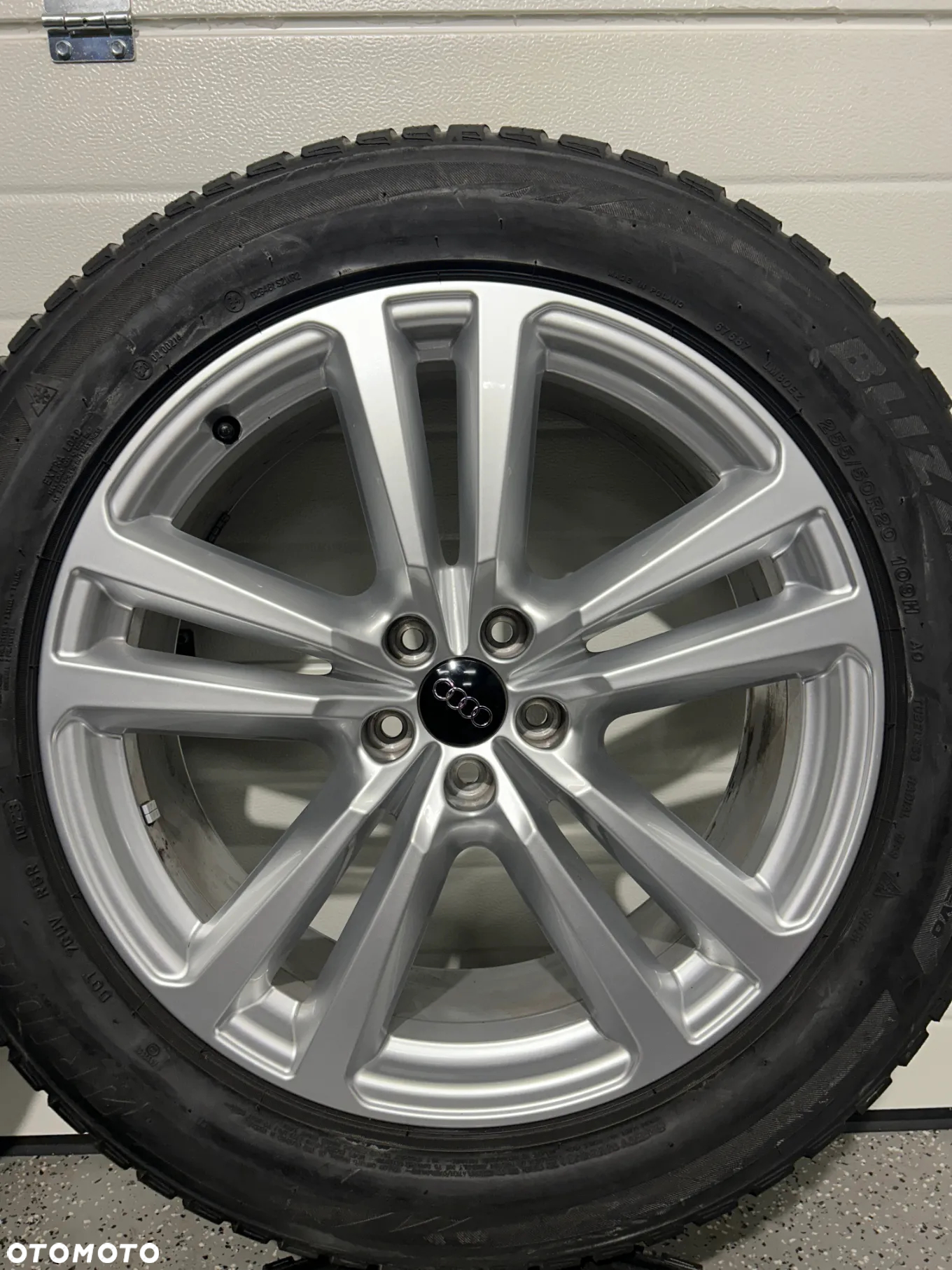 Oryginalne KOŁA FELGI 20 AUDI SQ7 Q7 4M Q8 4M8 Bridgestone 255/50R20 2023r 7,5mm jak NOWE - 5