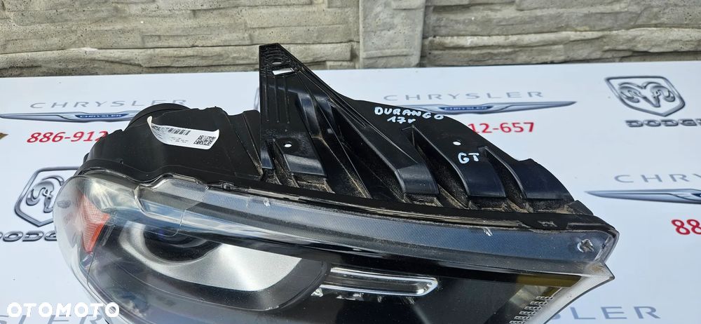 Dodge Durango III LIFT 2014- Kompletny reflektor prawy Lampa prawa 68299130AC P68299130AC Oryginalna MOPAR WERSJA RT GT CZARNY ŚRODEK - 8