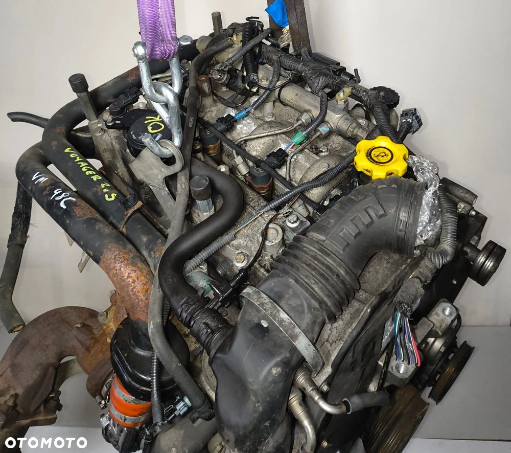 SILNIK KOMPLETNY CHRYSLER VOYAGER IV 2.5 CRD, 01-07, VM48C, EGR Z TYŁU - 2