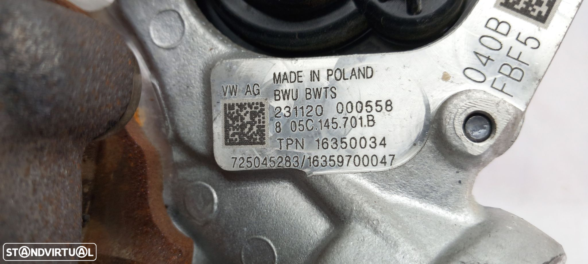 Turbo / compressor VOLKSWAGEN Polo (AW1) - 5