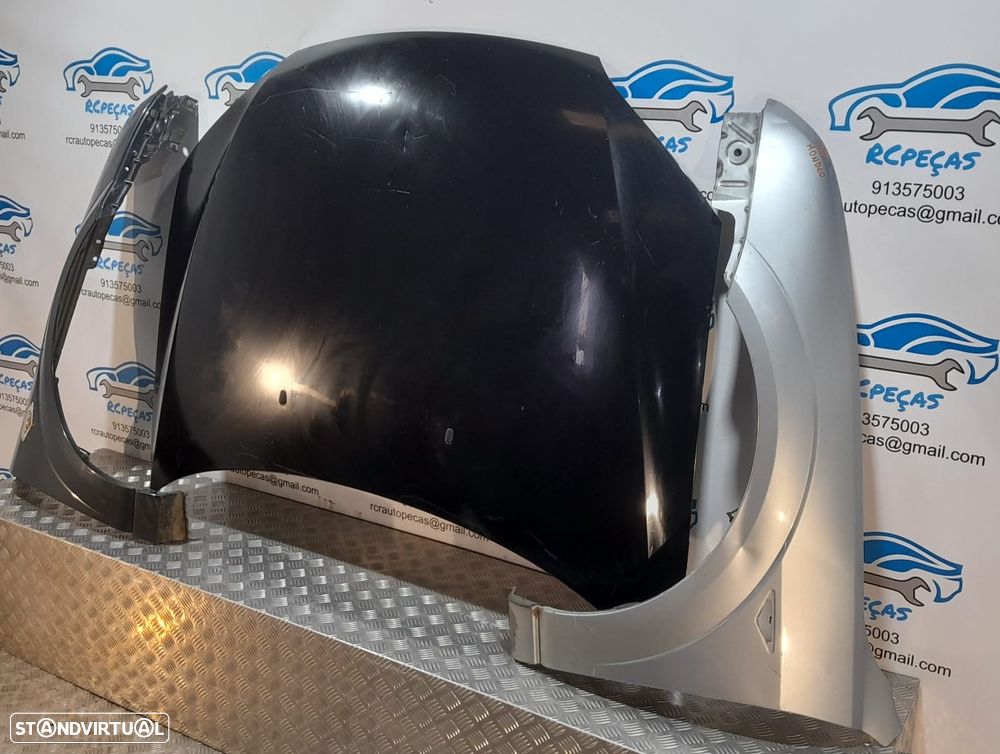 FRENTE COMPLETA FORD MONDEO III 3 MK3 CAPOT PARACHOQUES GUARDA-LAMAS OTICAS RADIADOR VENTILADOR FRENTE FIBRA REFORÇO - 11