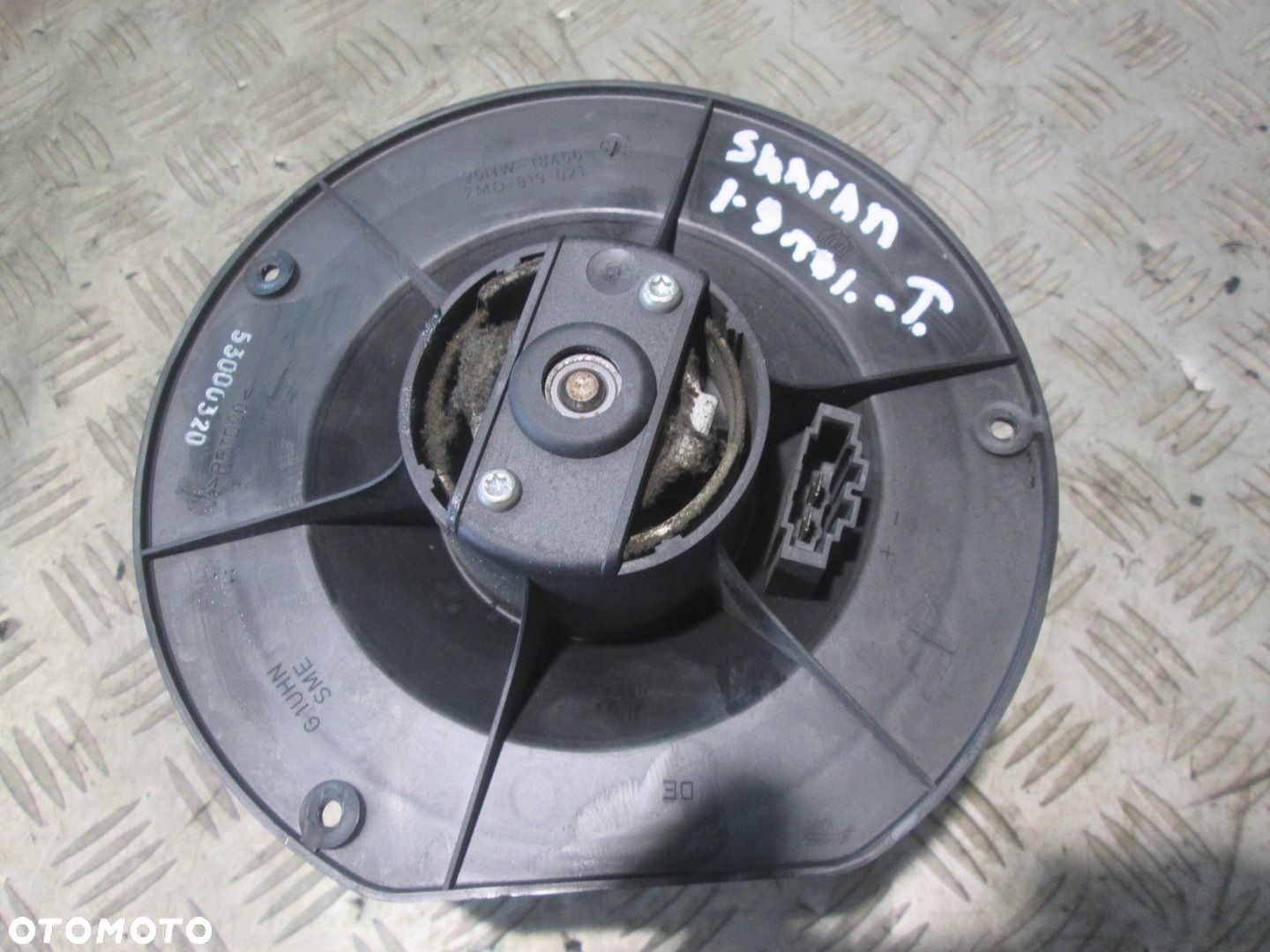 DMUCHAWA WENTYLATOR NAWIEWU TYŁ TYLNA EU 7M0819021 VW SHARAN 1 I 00-03 - 1