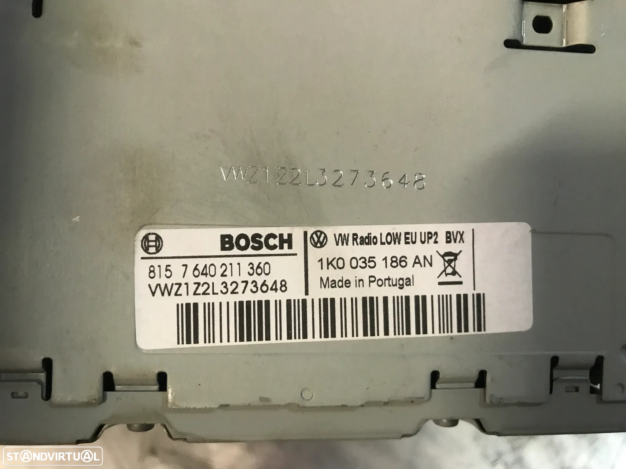 AUTO-RADIO ORIGINAL VOLKSWAGEN GOLF VI 1K0035186AN - 3