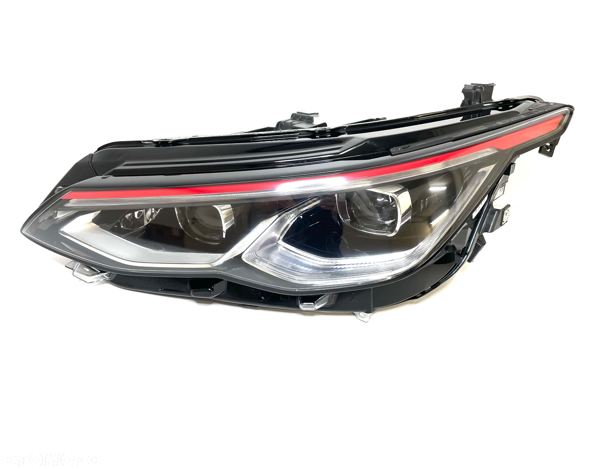 VW GOLF 8 LAMPA PRZÓD LEWA MATRIX IQ LIGHT GTI RED CZERWONA 5H1941059A KOMPLETNA Z PRZETWORNICAMI - 6