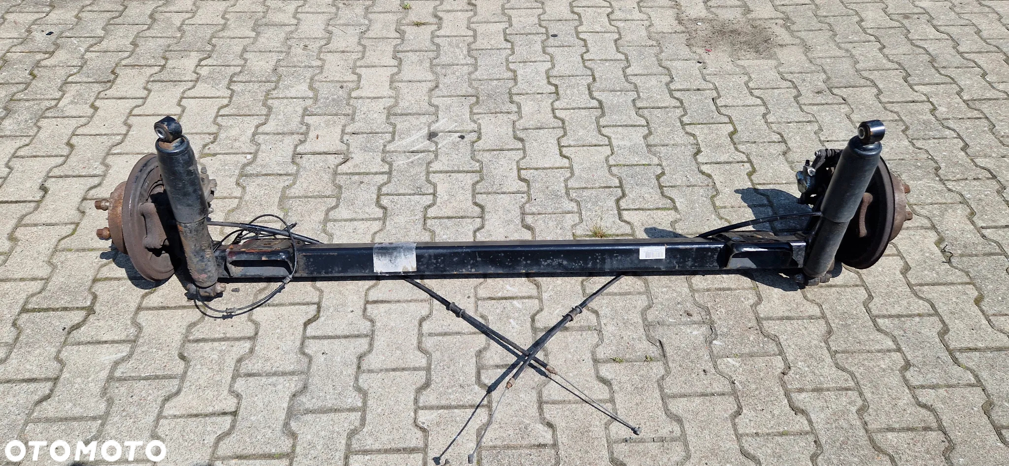 DUCATO III JUMPER LIFT BELKA TYLNA OŚ ZACISKI TARCZE KOMPLETNA 01374249080 - 4