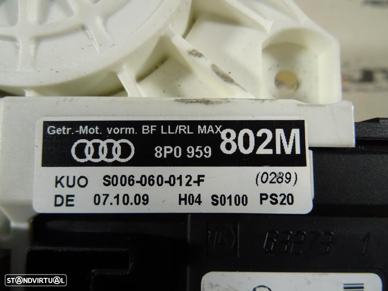 Motor Do Elevador De Vidro Frente Direito Audi A3 Sportback (8Pa)  8P0 - 4
