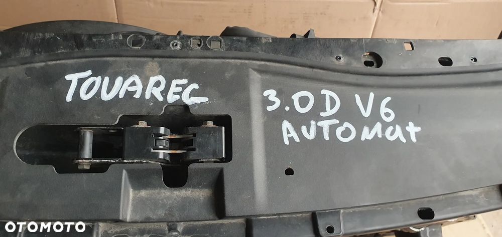 Pas przedni kompletny chłodnice wentylatory belka VW Touareg 7L 3.0 TDI Automat - 15