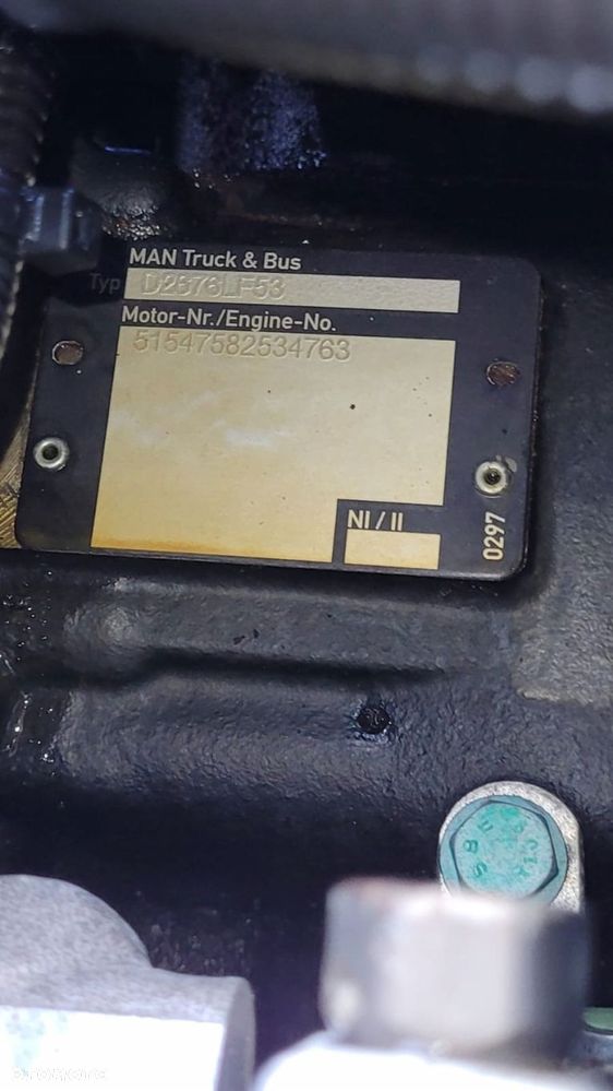 SILNIK POLIFCIE LIFT MAN TGX TGS D2676 LF53 500KM EURO 6 - 6