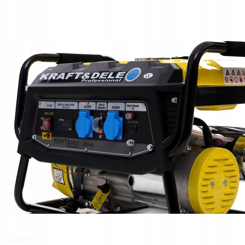 KRAFTDELE AGREGAT PRĄDOTWÓRCZY GENERATOR PRĄDU 3500W LCD 12/230V KD149 - 11